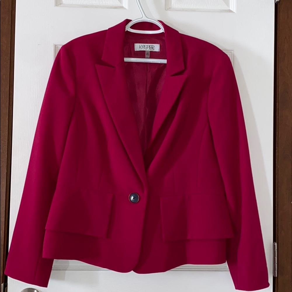 Magenta blazer
